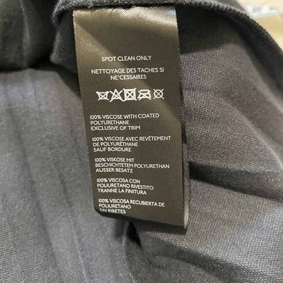 Anthropologie Maeve Faux-Leather Pleated Midi Skirt 6 Black Vamp Whimsgoth Rave - Picture 13 of 16